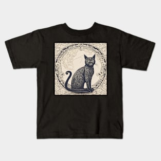 symbolism cat art pt3 Kids T-Shirt